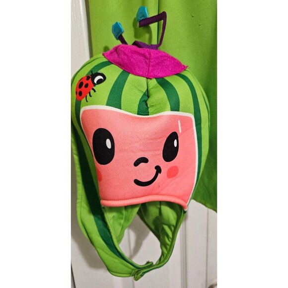 Cocomelon Toddler Costume 2T Watermelon Headpiece Disguise Halloween Kids - Picture 3 of 9